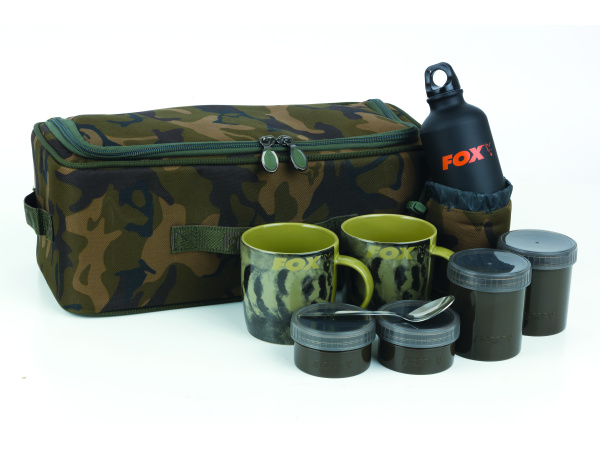 FOX - Pouzdro CAMOLITE s dózami hrnky a lžičkou Brew kit bag