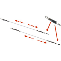 Filfishing Feeder Guma Links & Quick Change Swivel