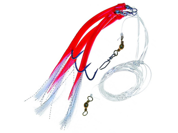 ICE fish - Trubička návazec červená vel : 4/0 - 3ks 