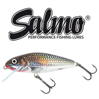 Salmo - Wobler Perch Floating 8cm - Holographic Grey Shiner