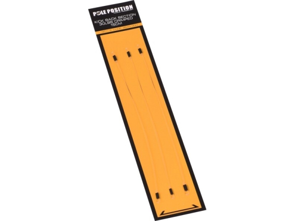 Pole Position - Návazec Kickback section crimped - 15cm 30lb bal.3ks