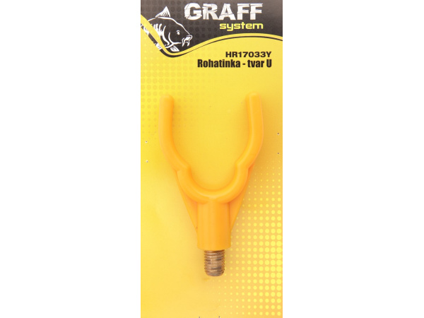 GRAFF - Rohatinka tvar U žlutá