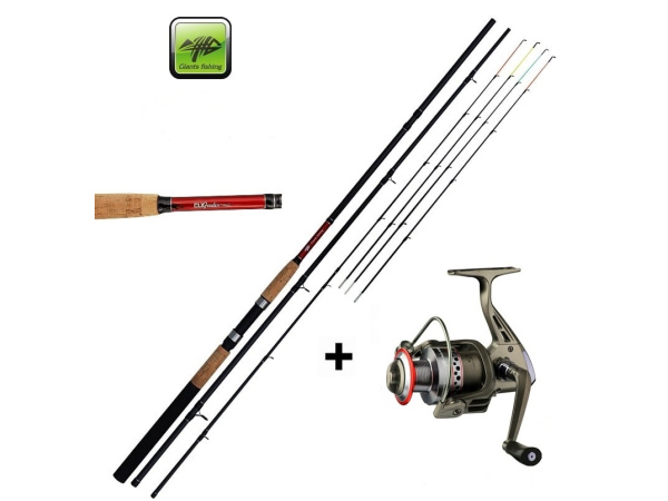 Giants fishing Prut CLX Feeder 3,6m 90g + Naviják SPX 3000FD