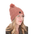 Fox čepice Ladies Knitted Bobble Hat