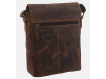 MERCUCIO - Pánské kožené crossbody - tmavěhnědá kůže hunter V 250909