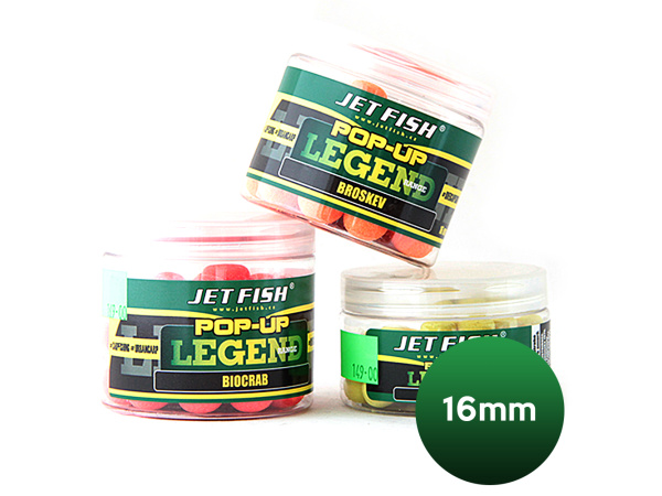 JET FISH - POP UP Boilie LEGEND RANGE 16mm