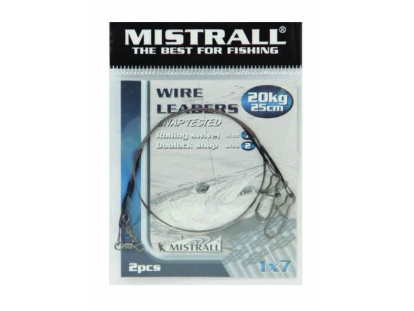 MISTRALL- Lanko WIRE LEADERS 1x7 25cm