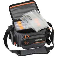 SAVAGE GEAR - Taška na přívlač System box bag 3 plast. boxy + pořadače vel. M - VÝPRODEJ