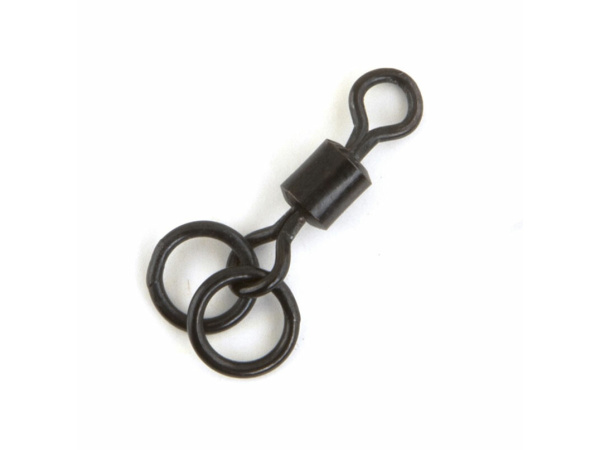 FOX - Obratlík edges double ring swivel, vel. 7, 8ks