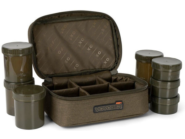 FOX - Pouzdro Voyager 8 Pot Hookbait Case