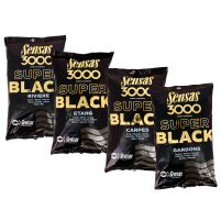 Sensas - Krmítková směs 3000 Super Black 1kg