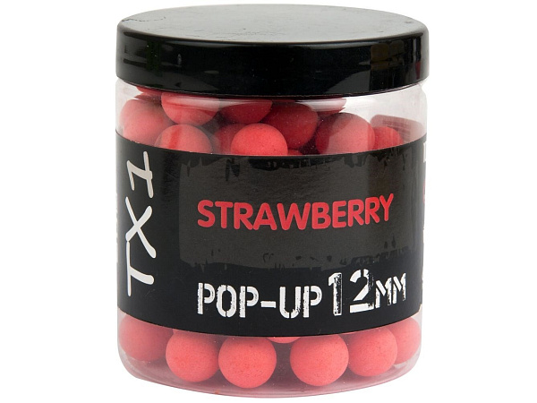 Shimano Plovoucí Boilie TX1 Pop Up Strawberry Fluoro Red 12mm 50g