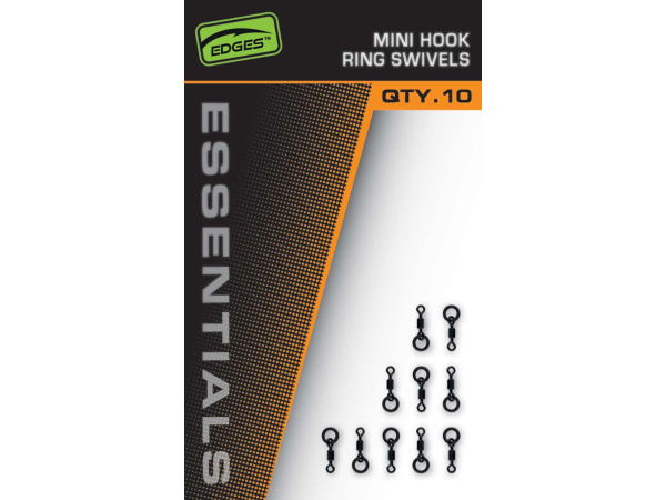 Fox obratlíky EDGES Essentials Mini Hook Ring Swivels