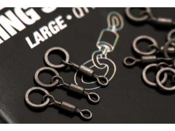 KORDA Obratlík Micro Rig Ring Swivel Large 10 ks