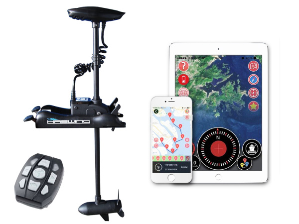 Haswing - Elektromotor 55LB na dálkové ovládání s GPS 12V