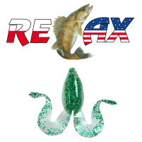 Relax - Gumová nástraha Banjo Frog 3 Barva - L197 - blister 2ks - 9cm - VÝPRODEJ