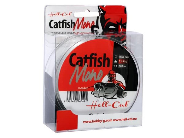 Vlasec Hell-Cat Catfish Mono Clear 300m|0,50mm, 15,3kg