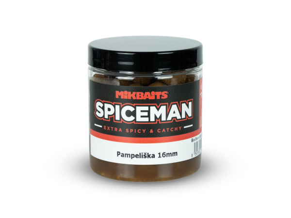 Mikbaits - Boilie v dipu Spiceman 250ml / 16mm