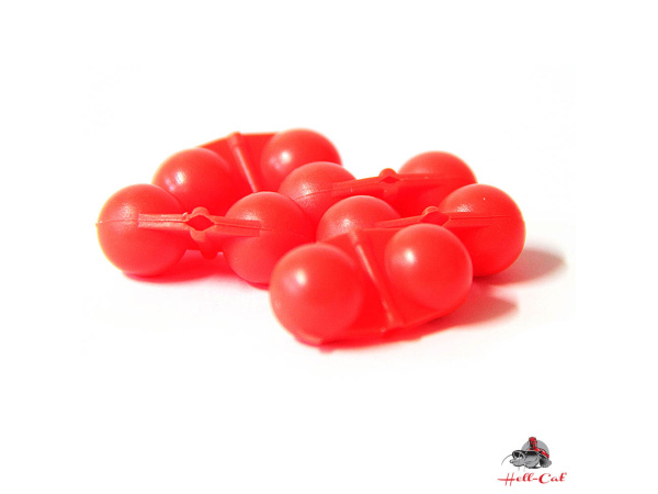 Hell-Cat Chrastítko Scream Balls Red,5ks