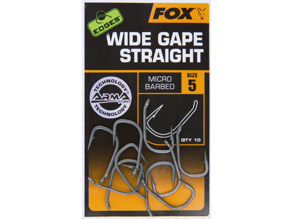 FOX - Háčky Arma point WIDE GAPE STRAIGHT 