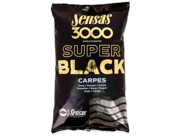Sensas - Krmítková směs 3000 Super Black 1kg