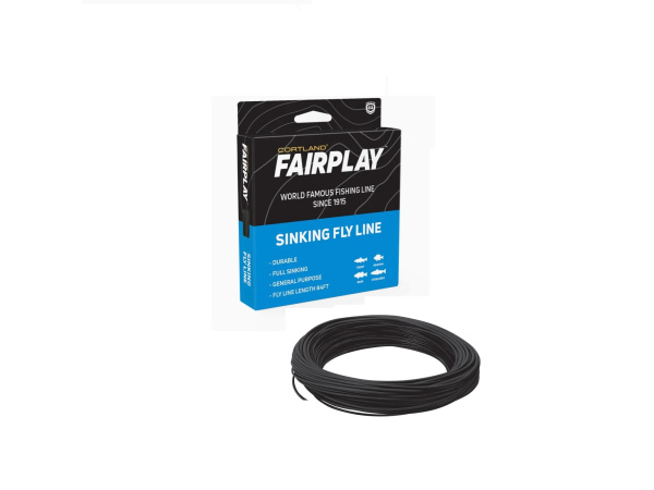 Cortland muškařská šnůra FairPlay Sinking TYPE 2 Black