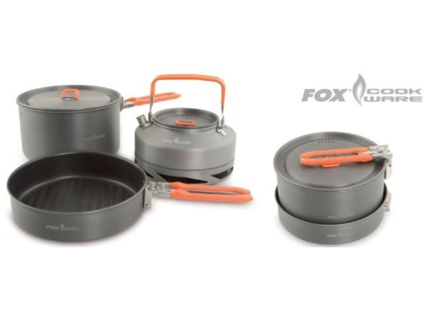 FOX - Sada 2x hrnec + pánvička + konvice Cookware med 4-piece medium cookset