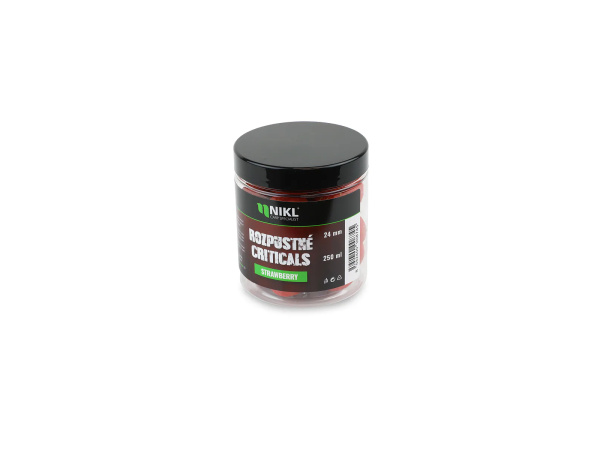 Nikl Rozpustné Criticals boilie Strawberry 250ml