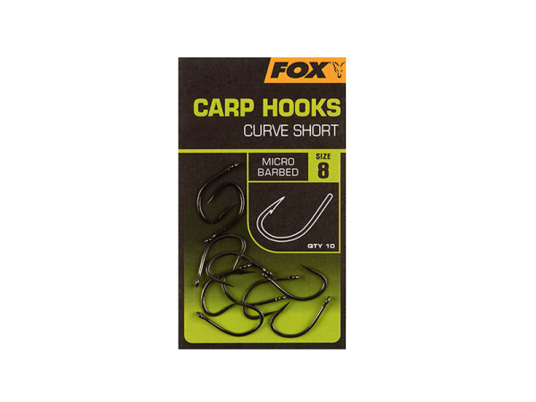 FOX - Háčky carp hooks CURVE SHORT