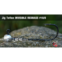 Red Bass - Jig koule Teflon invisible 10/0 - 7g