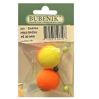 Bubeník - Číhátko před špičku 30mm, 2ks barva žlutá,červená Výprodej