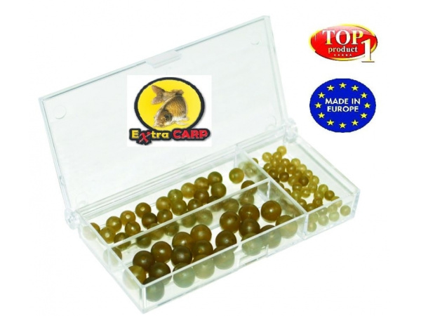 Extra Carp Gumové Korálky Rubber Beads Set 100ks