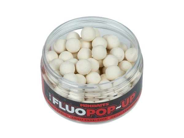 Mikbaits - Plovoucí Fluo boilie 150ml, 14mm - Chilli Česnek