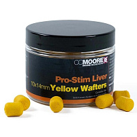 CC Moore - Pro-Stim Liver Dumbell Wafters Yellow, 10x14mm, 65ks