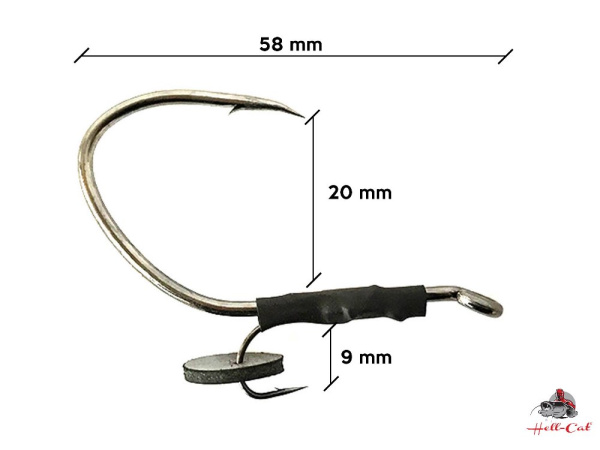 Hell-Cat - Háček Hook Live Bait Catfish vel: 8/0 - 1ks