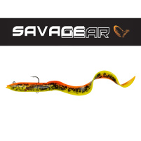 SAVAGE GEAR - Umělá nástraha 4D Real eel s háčkem a trojháčkem 30cm / 80g