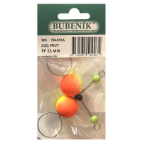 Bubeník - Číhátko pod prut 22mm, 2ks barva žlutá,červená