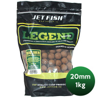 JET FISH - Boilie Legend 20mm 1kg - bioenzym fish + A.C. losos