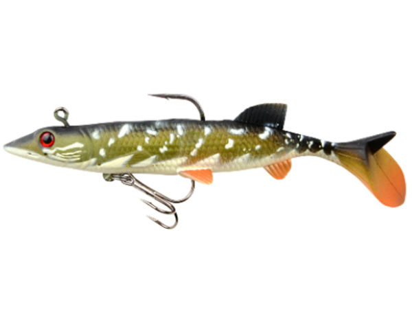 SPRO - Powercatcher Super Natural Baitfish s jigem a háčkem 14cm - Pike Dull