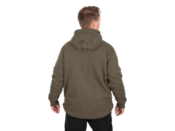 Fox Collection Sherpa Jacket Green & Black