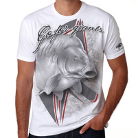 Giants fishing Tričko pánské bílé - Kapr