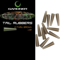 Gardner Převleky Covert Tail Rubbers|C-Thru Brown (průhledná hnědá)