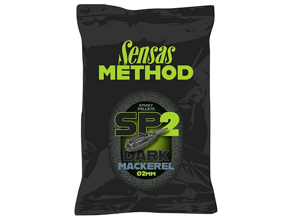 Sensas - Pelety Method Sticky 650g, 2mm
