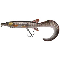 SAVAGE GEAR - Gumová Nástraha 3D Hybrid Pike Slow Sinking Silver Pike - 25cm, 100g