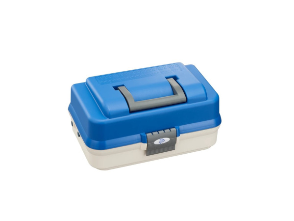 Plastica Panaro rybářský kufřík 143/ 2-patrový bílo-modrý
