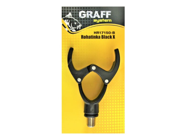 GRAFF - Rohatinka plastová Black X