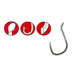 Gamakatsu - Háčky Power carp hair rigger, 10ks - NS černé - VÝPRODEJ
