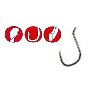 Gamakatsu - Háčky Power carp hair rigger, 10ks - NS černé - VÝPRODEJ
