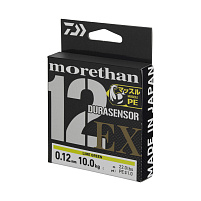DAIWA - Šňůra MorethanDURASENSOR 12 BRAID EX+SI3 150m, 0,05mm, Lime Green