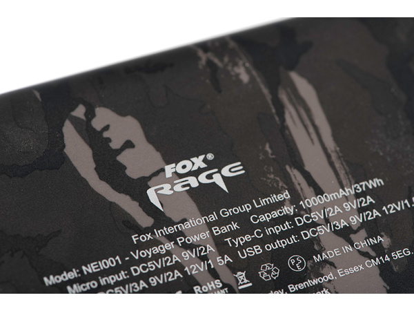 Fox Rage Voyager Camo Power Bank 10K mAh